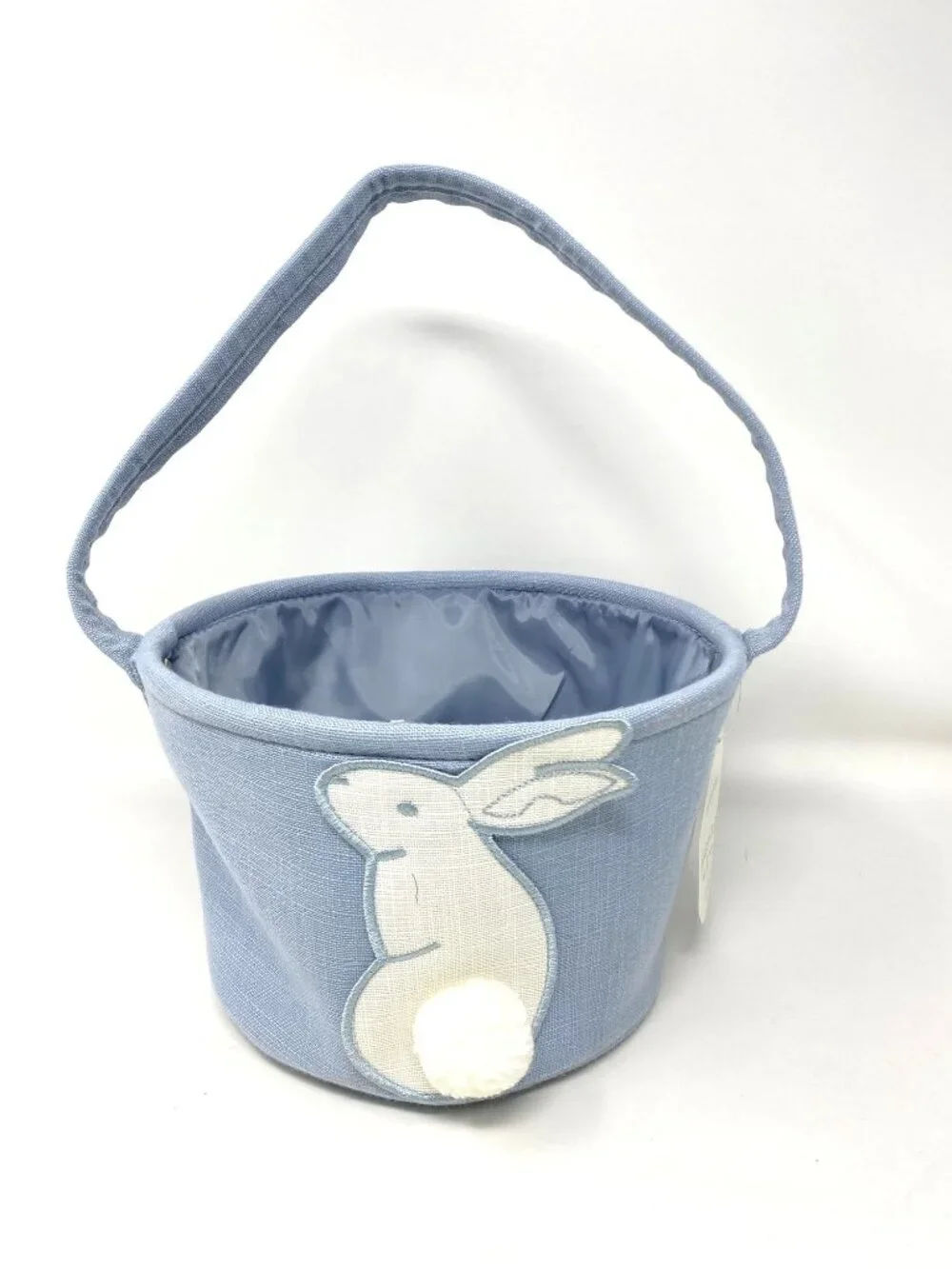 Target Easter Storage Basket Embroidered Bunny Fabric - Threshold™ Chambray Blue